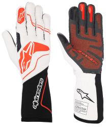 Rukavice ALPINESTARS Tech 1-ZX V3, ierna / biela / erven